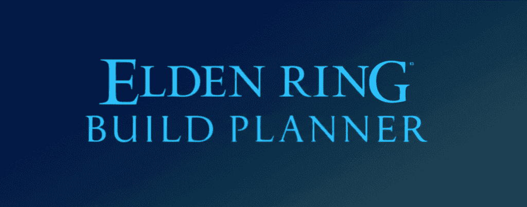 Elden Ring Build Planner Interface