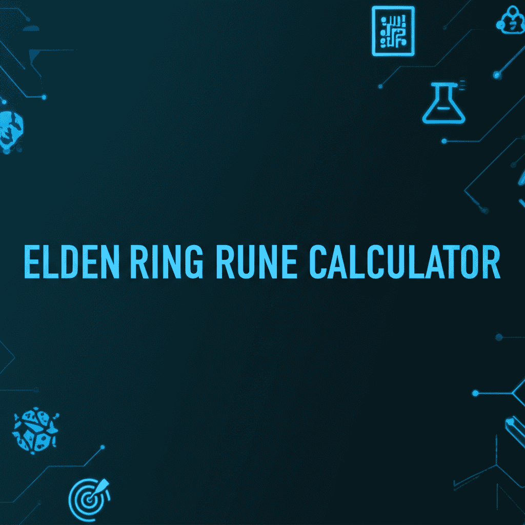 Elden Ring Rune Calculator in action showing character stats and rune requirements
